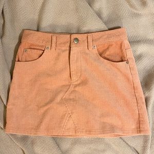 Forever 21 Pink Corduroy Mini Skirt Size S